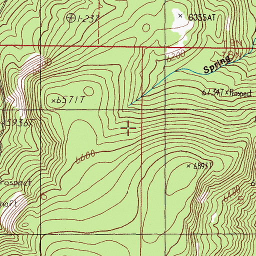 Topographic Map of Lee Mountain (historical), MT