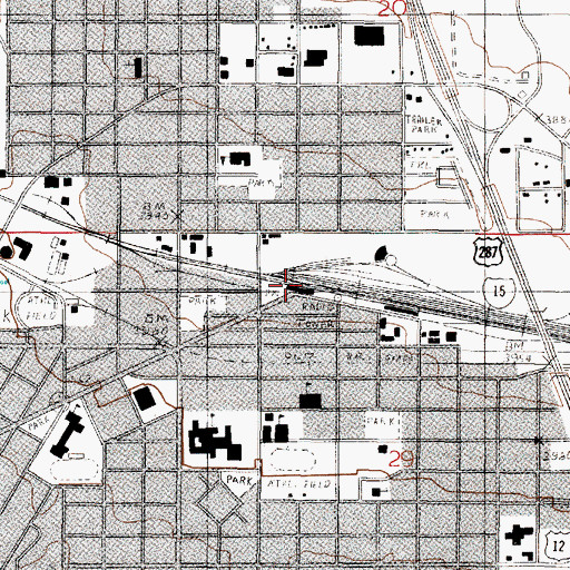 Topographic Map of Helena, MT