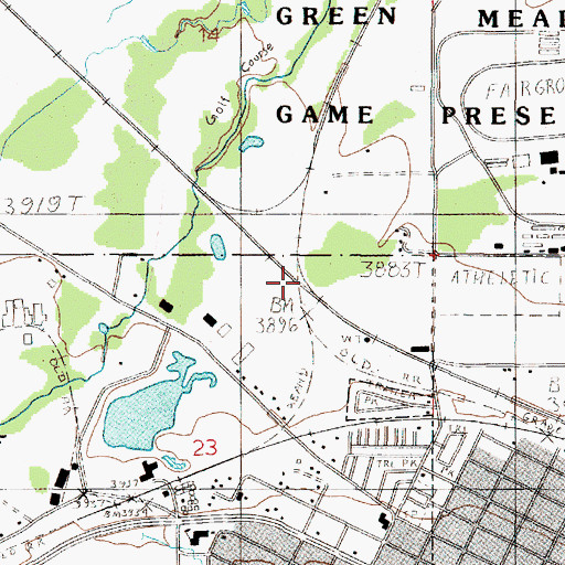 Topographic Map of Fair Ground Junction (historical), MT