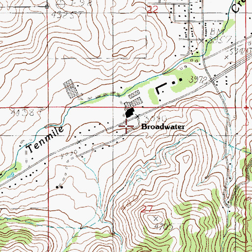 Topographic Map of Dotsonville (historical), MT