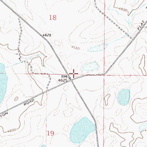 Topographic Map of Clemons Post Office (historical), MT