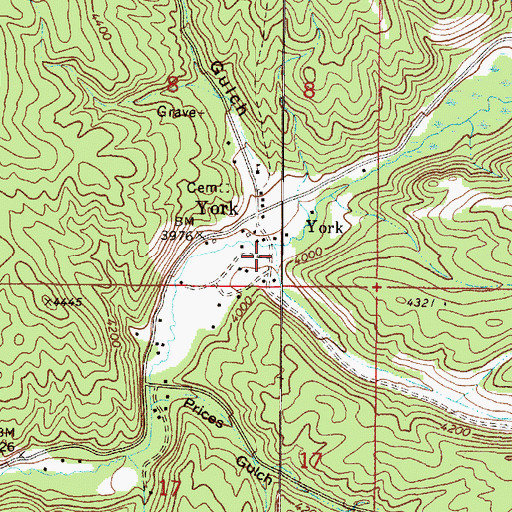 Topographic Map of Brooklyn (historical), MT