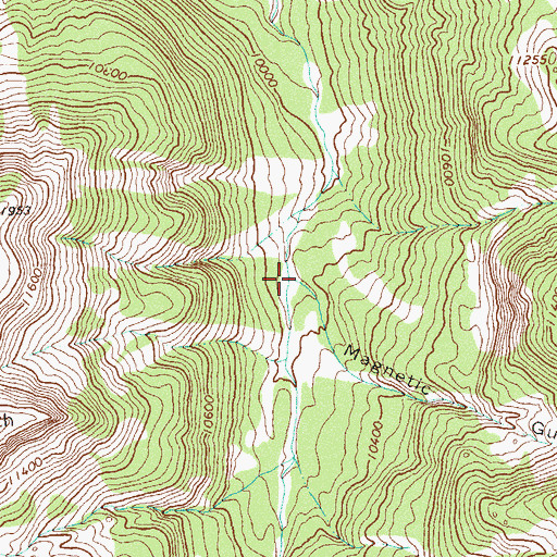 Topographic Map of Magnetic Gulch, CO