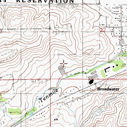 Topographic Map of Thermal Springs (historical), MT