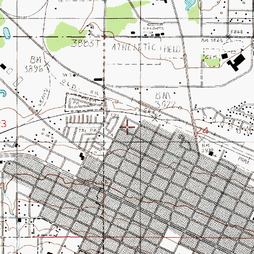 Topographic Map of Rimini Junction (historical), MT