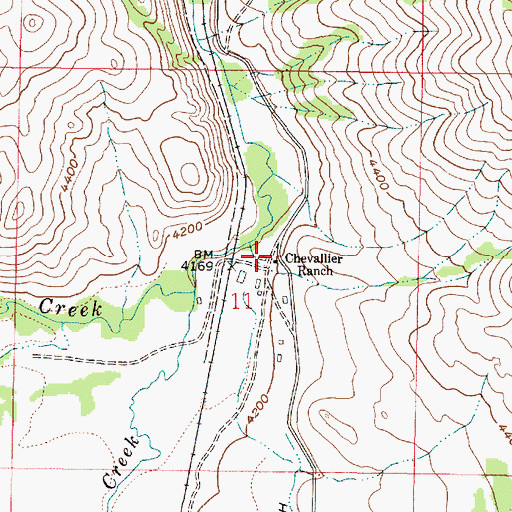 Topographic Map of Johns (historical), MT