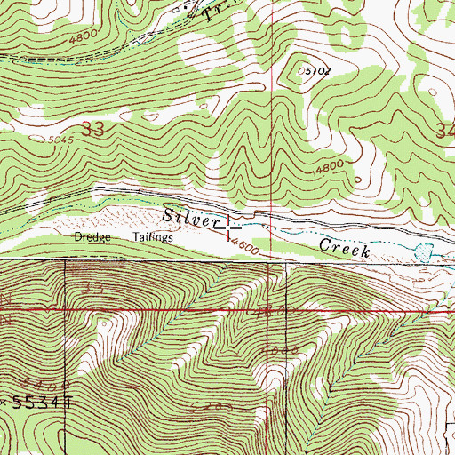 Topographic Map of Bayliss (historical), MT