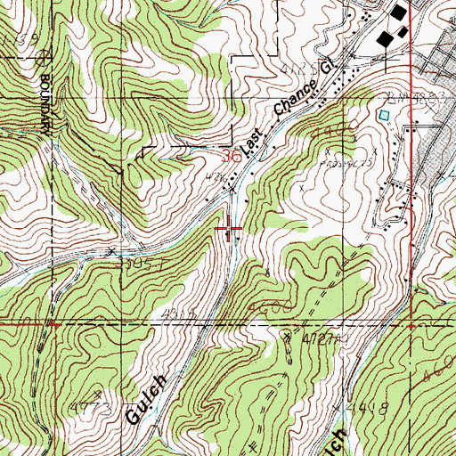 Topographic Map of Freedom Church Spiritual Community, MT