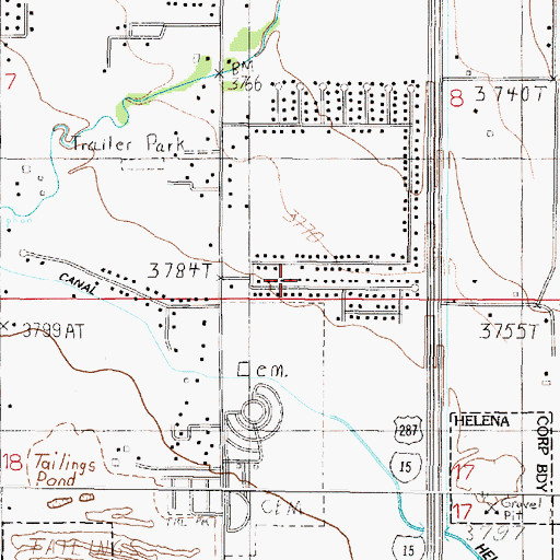 Topographic Map of The Church of Jesus Christ of Latter Day Saints, MT