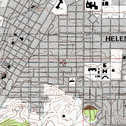 Topographic Map of Christs Church, MT