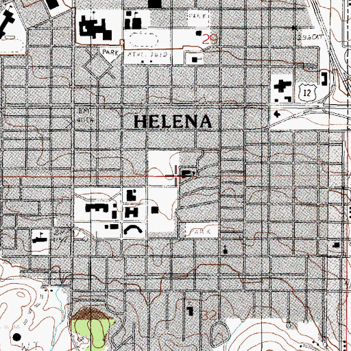 Topographic Map of The Church of Jesus Christ of Latter Day Saints, MT