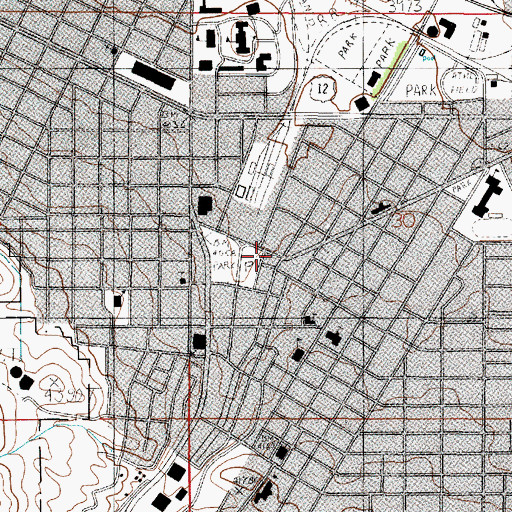 Topographic Map of Maddios Hairstyling and Cosmetology College, MT
