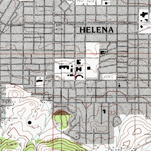 Topographic Map of Cogswell Building, MT