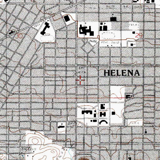 Topographic Map of Office of Public Instruction, MT