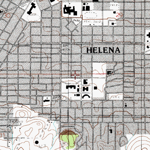 Topographic Map of Scott Hart Building, MT