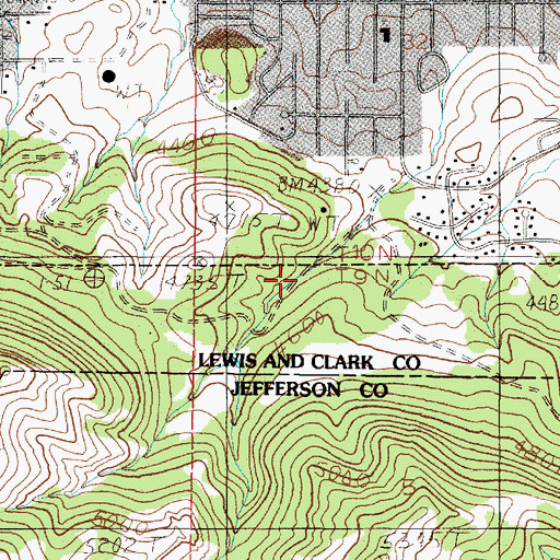 Topographic Map of Mount Ascension Park, MT
