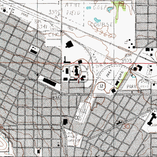 Topographic Map of Science Hall, MT