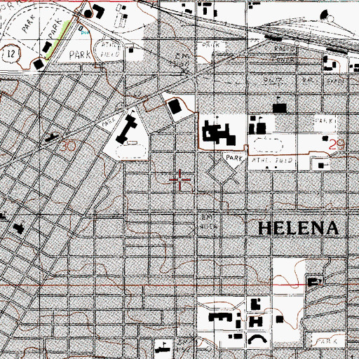 Topographic Map of Family Health Clinic, MT