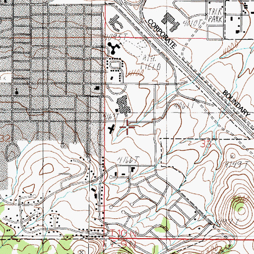 Topographic Map of Womens Health Care Center, MT