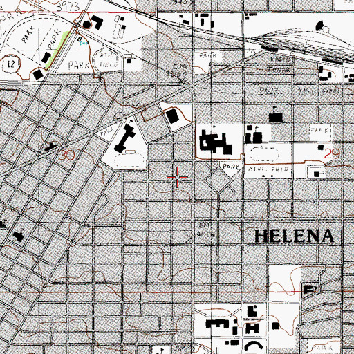 Topographic Map of Pardis Chiropractic Clinic, MT