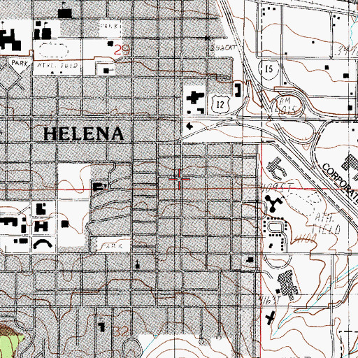 Topographic Map of Low Vision Clinic, MT