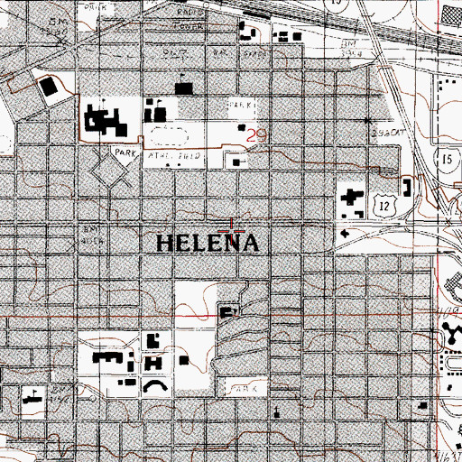 Topographic Map of Family Foot Clinic, MT