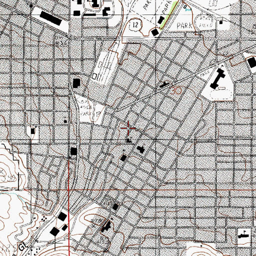 Topographic Map of Childrens Clinic, MT