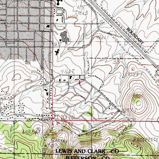 Topographic Map of Family Practice Center, MT