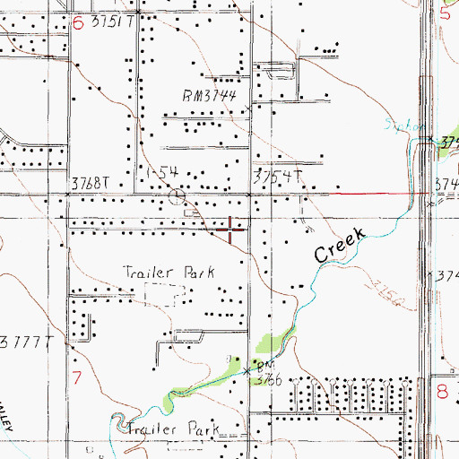 Topographic Map of Williamson House, MT