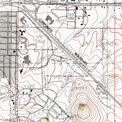 Topographic Map of Shodair Children's Hospital, MT