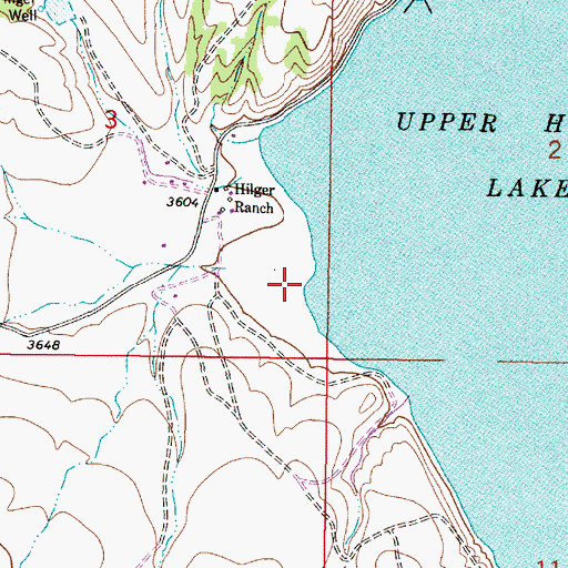 Topographic Map of Ming Creek, MT