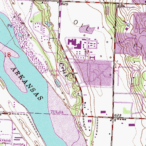Topographic Map of Harmony Church-Religious Scientist, OK