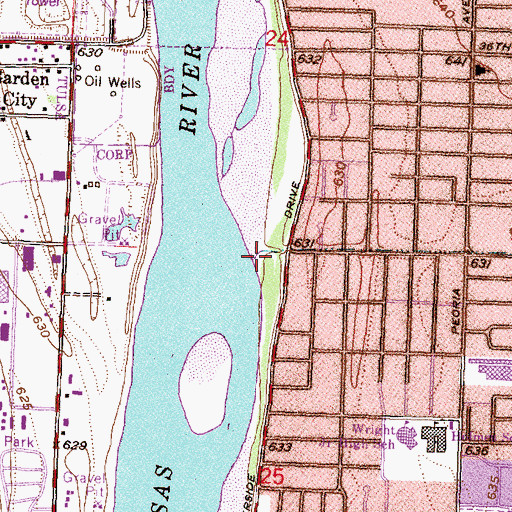 Topographic Map of Life Line International Incorporated Church, OK