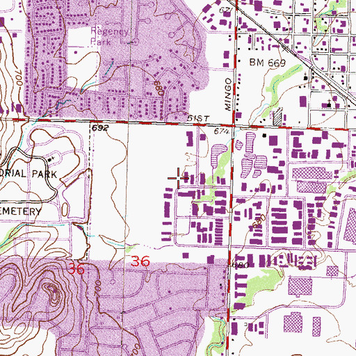 Topographic Map of Sovereign Grace Bible Fellowship Church, OK