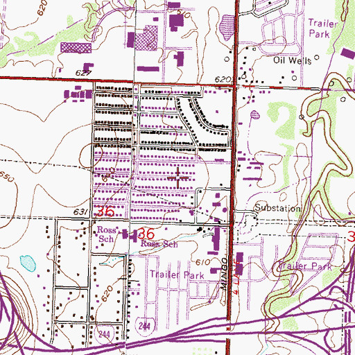 Topographic Map of Tulsa Spoken Word Tabernacle Church, OK