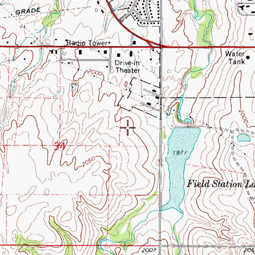 Topographic Map of The Church of Jesus Christ of Latter Day Saints, OK