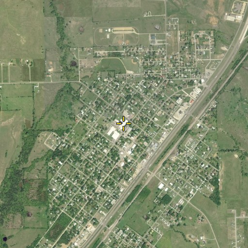Aerial/Satellite Image of Calera High School, OK