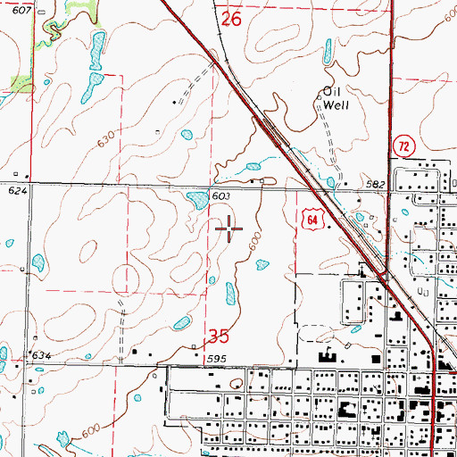 Topographic Map of Haskell Middle School, OK