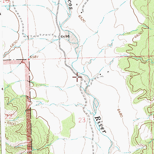 Topographic Map of Mancos Valley, CO