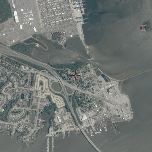 Aerial/Satellite Image of Fifth Avenue Methodist Episcopal Church (historical), VA