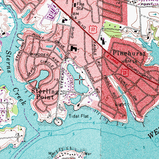 Topographic Map of Lake Jean, VA
