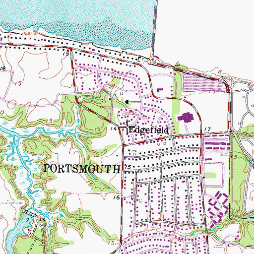 Topographic Map of Saint Mark United Methodist Church, VA
