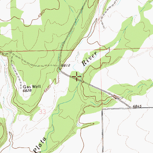 Topographic Map of Hay Gulch, CO