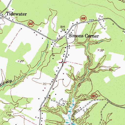 Topographic Map of School Number 5 (historical), VA