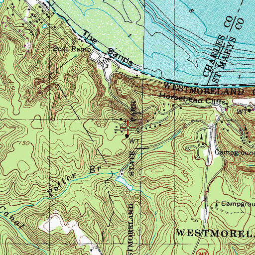 Topographic Map of Broadview, VA