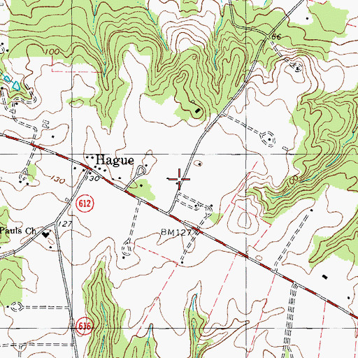 Topographic Map of Cople Chapel (historical), VA