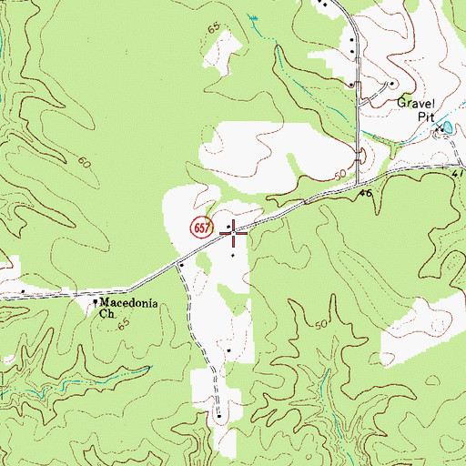 Topographic Map of Eltham School (historical), VA