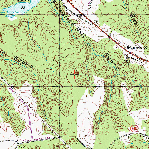 Topographic Map of Flamstard Hill, VA