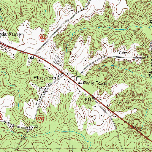 Topographic Map of George Washington School (historical), VA