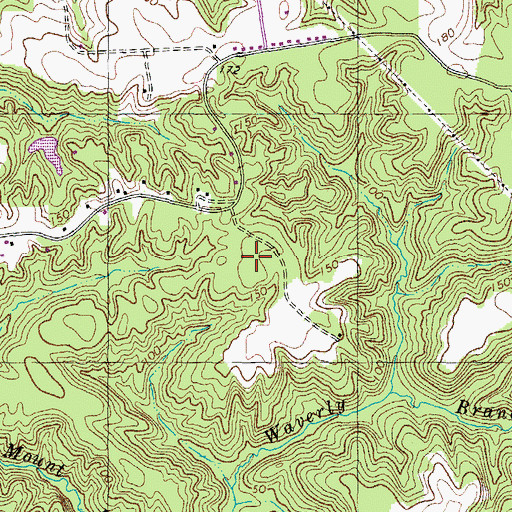 Topographic Map of New Richmond Hill, VA